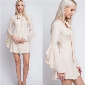 Bell sleeve dress